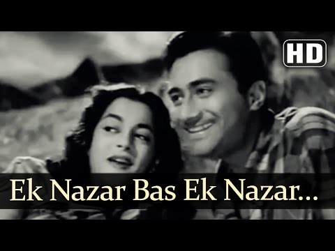 Ek Nazar Bas Ek Nazar | Munimji Songs | Dev Anand | Nalini Jaywant | Lata Mangeshkar | Filmigaane