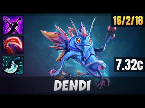 DENDI Puck MID LANE WITH 16 KILLS | Dota 2 Pro Gameplay