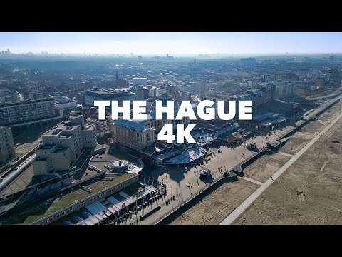 Aerial View of  The Hague, Netherlands by Drone in 4K UltraHD  🇳🇱