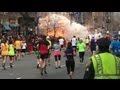 BOSTON MARATHON Explosions Video: Two Bombs.
