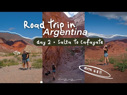 The road 68 is amazing! Our day 2 Salta to Cafayate! South America road trip 🌎