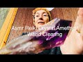 Asmr Reiki Amethyst Crystal Wand Clearing