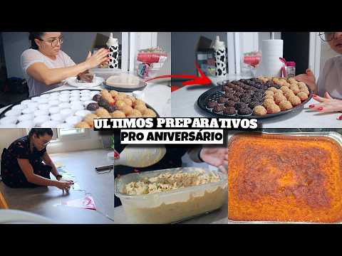 ÚLTIMOS PREPARATIVOS PRO ANIVERSÁRIO, FINALIZEI OS BRIGADEIROS e muito mais ❤️ - Bruna Paula