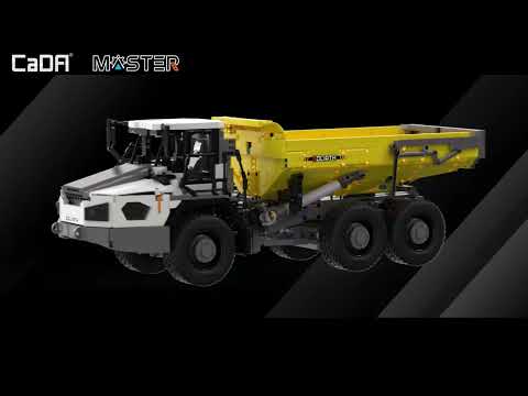 Goliath Dump Truck RC brick model kit - CADA C61054W - 3067 bricks