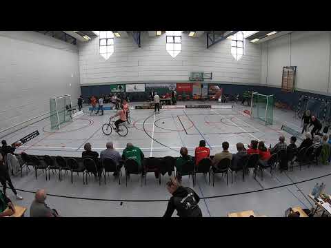 Finale Deutschlandpokal Radpolo am 09.04.2022 in Halle/Saale