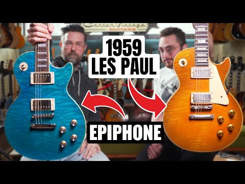 We Compared A REAL 59 Burst To An Epiphone Les Paul