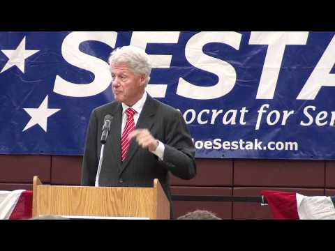 Bill Clinton Describes '90s-Era Joe Sestak