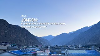 Trekking through Jomsom, surrounded by rugged hills and scenic valleys