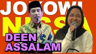 Download lagu Keren, Jokowi Nyanyikan Lagu Deen Assalam milik Nissa Sabyan mp3 Download lagu Keren, Jokowi Nyanyikan Lagu Deen Assalam milik Nissa Sabyan mp3