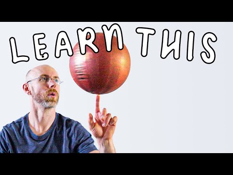 HOW TO SPIN A BASKETBALL ON YOUR FINGER IN UNDER A MINUTE