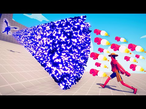 LUFFY ( ONE PIECE ) vs EVERY GOD - Totally Accurate Battle Simulator TABS