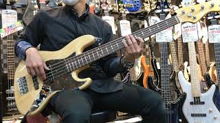 Video thumbnail for FREEDOM CUSTOM GUITAR RESEARCH Retrospective JB 5st -Natural/R- by Ochanomizu Kurosawagakki