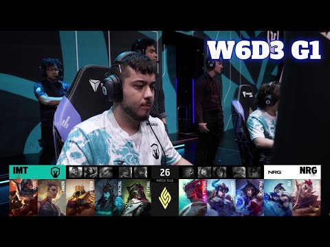 IMT vs NRG | Week 6 Day 3 S13 LCS Summer 2023 | Immortals vs NRG W6D3 Full Game