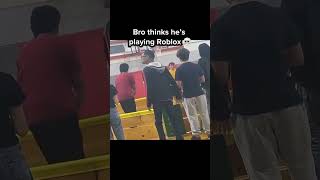 Bro thinks he’s playing Roblox 💀