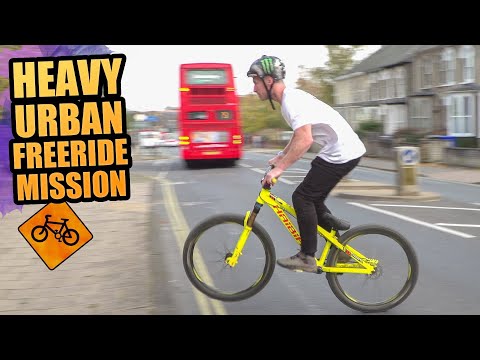 BIKE PARK SHREDDING AND A HEAVY URBAN MTB FREERIDE MISSION!