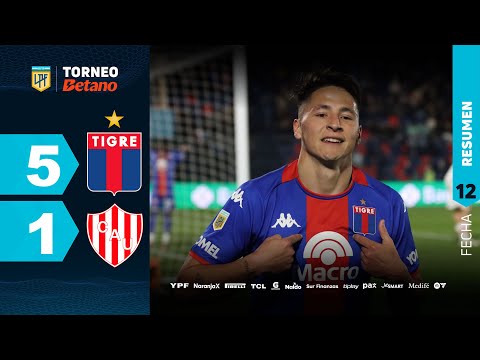 TIGRE 5 - 1 UNIÓN I Resumen del partido | #TorneoBetano 2024