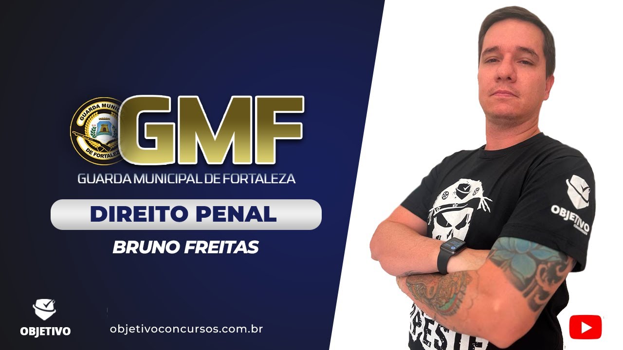 DETONANDO DIR. PENAL PARA GMF: Crimes contra o patrimônio | Prof. Bruno Freitas. Objetivo Concursos.