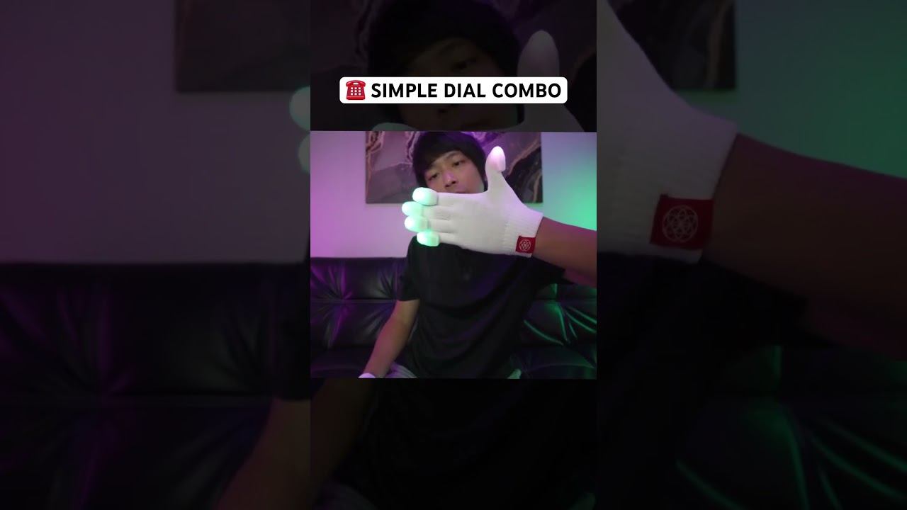 Gloving Tutorial: Dial Combo #gloving #lightshow #tutorial