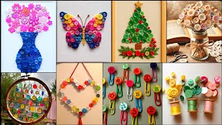 Easy Button Crafts for Beginners | Fun DIY Art Ideas 🌲