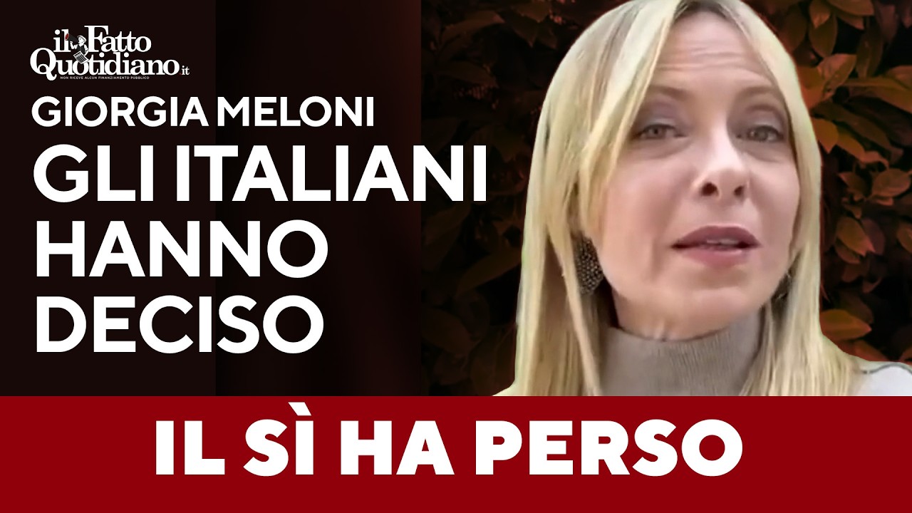 La sconfitta di FdI. Bignami: “Cercheremo di capire il perché dell’esito del referendum”