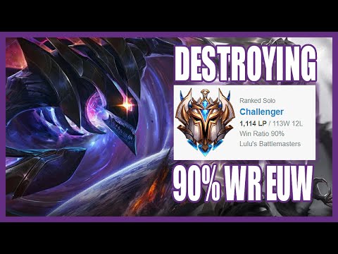 Rank #1 Kha'zix | How to 1v9 as Kha vs a 90% winrate Challenger smurf Vayne (Hedonisten). Full vod