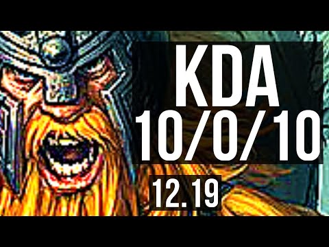 OLAF vs ELISE (JNG) | 10/0/10, Rank 5 Olaf, 69% winrate, Legendary | EUW Challenger | 12.19