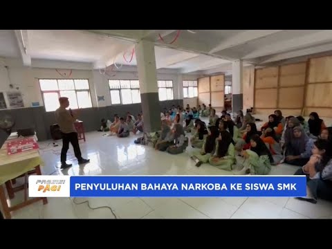 POLDA SULBAR BERI PENYULUHAN BAHAYA NARKOBA KE SISWA SMK