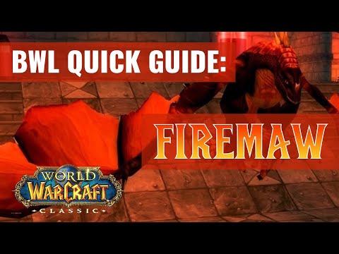 Blackwing Lair Quick Boss Guides: Firemaw (WoW Classic)