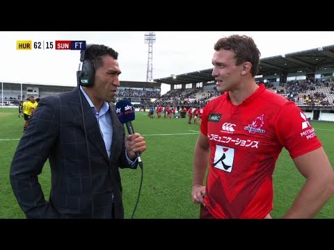 Super Rugby | Hurricanes v Sunwolves | Post-match interview with Jake Schatz