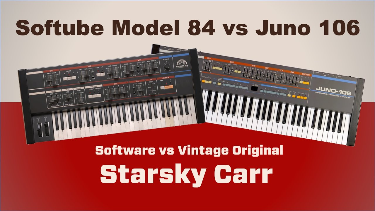 Softube Model 84 vs Juno 106: The definitive comparison, review, and demo - YouTube