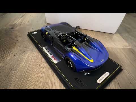 1/18 BBR Models Ferrari Monza SP2 Dubai Blu Vietry / new Black Daytona