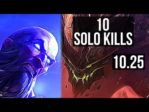 RYZE vs MALPHITE (TOP) | 10 solo kills, Godlike | KR Diamond | v10.25