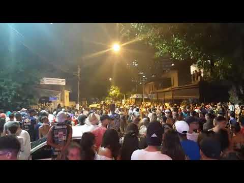 Confusão em banda de carnaval em Santos