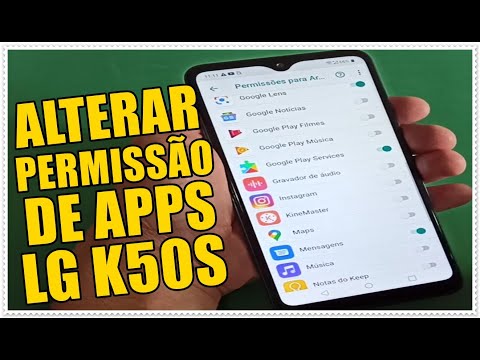 How to CHANGE APP Permissions on LG K50s Cell Phone