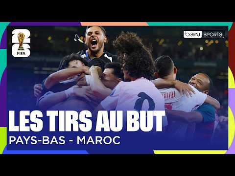 La SÉANCE de TIRS AU BUT INCROYABLE de Pays-Bas - Maroc