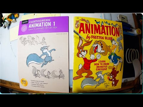 COMPARING PRESTON BLAIR'S ANIMATION BOOKS OLD AND NEW EDITIONS