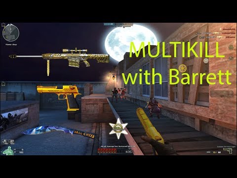 Crossfire NA 2.0 - HMX Barrett M82A1-Noble Beast Gold MULTIKILL