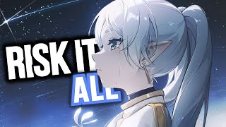 Nightcore - Risk It All (Lyrics) - Jim Yosef ft. Rory Hope  - Sped Up