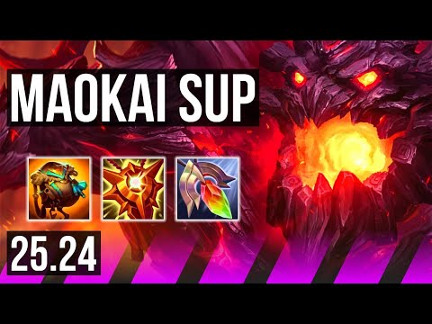 MAOKAI & Ashe vs LEONA & Kai'Sa (SUP) | EUW Master | 25.24