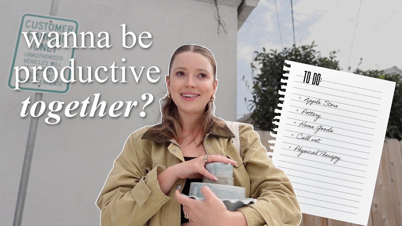 VLOG: this is me trying to motivate myself |  DITL + girl's night!