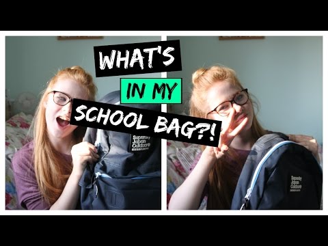 What's In My School Bag? B2S ♡
