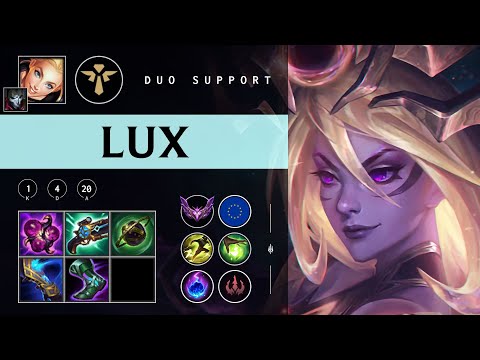 Lux Support vs Bard - EUW Master Patch 25.23