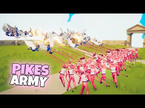 PIKES ARMY VS EVERY FACTION | TABS GAMEPLAY