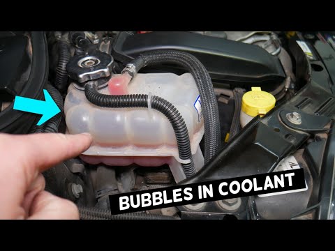 FIAT 500 AIR BUBBLES IN COOLANT TANK RESERVOIR, FIAT 500 PRESSURE RADIATOR HOSE COOLING SYSTEM