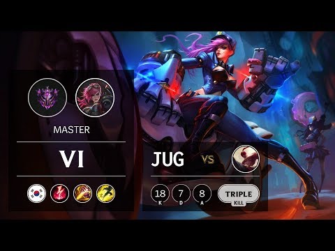Vi Jungle vs Lee Sin - KR Master Patch 9.12