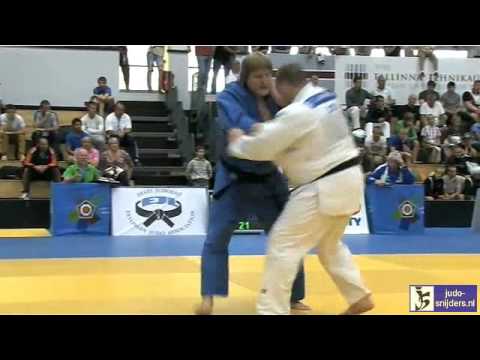 Judo 2013 European Men Tallinn: Zabarskas (LTU) - Padar (EST) [+100kg]