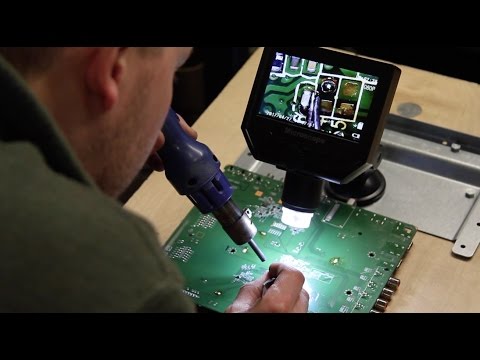 Portable Digital HD Microscope Precision Soldering for TV Board Repair Component Magnification
