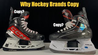 When ice hockey manufacturers copy each other