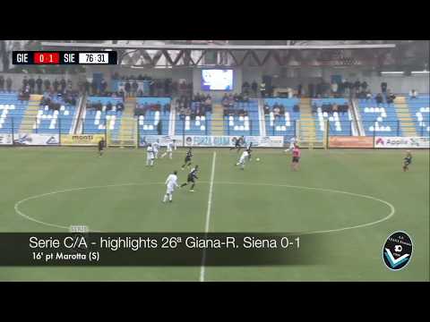 Serie C/A - highlights 26ª Giana-R. Siena 0-1