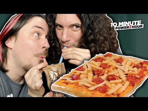 Instant PIZZA... The BEST MRE Taste Test - 10 Minute Power Hour